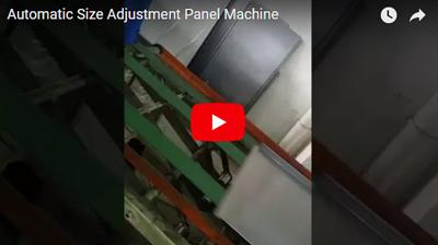 Máquina de panel de ajuste de tamaño automático